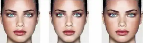 AI facial symmetry test